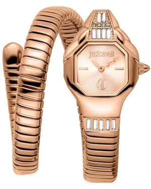 Buy Shop Just Cavalli Brillante Rose Gold Dial Rose Gold Steel Strap Watch for Women - JC1L326M0045 USA Online