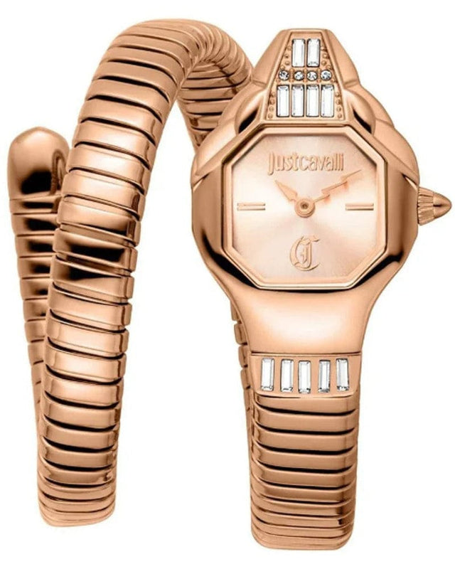 Buy Shop Just Cavalli Brillante Rose Gold Dial Rose Gold Steel Strap Watch for Women - JC1L326M0045 USA Online