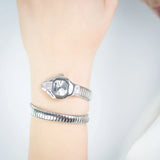 Buy Shop Just Cavalli Brillante Silver Dial Silver Steel Strap Watch for Women - JC1L326M0015 USA Online