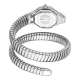 Buy Shop Just Cavalli Brillante Silver Dial Silver Steel Strap Watch for Women - JC1L326M0015 USA Online