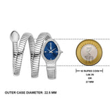 Buy Shop Just Cavalli Carezza Blue Dial Silver Steel Strap Watch for Women - JC1L372M0015 USA Online