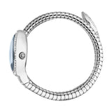 Buy Shop Just Cavalli Carezza Blue Dial Silver Steel Strap Watch for Women - JC1L372M0015 USA Online
