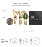 Buy Shop Just Cavalli Carezza Green Dial Gold Steel Strap Watch for Women - JC1L372M0035 USA Online