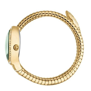 Buy Shop Just Cavalli Carezza Green Dial Gold Steel Strap Watch for Women - JC1L372M0035 USA Online