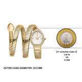 Buy Shop Just Cavalli Carezza Silver Dial Gold Steel Strap Watch for Women - JC1L372M0025 USA Online
