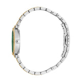 Buy Shop Just Cavalli Chiarezza Snake Core Green Dial Two Tone Steel Strap Watch for Women - RC5L078M0065 USA Online