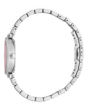 Buy Shop Just Cavalli Chiarezza Snake Core Pink Dial Silver Steel Strap Watch for Women - RC5L078M0015 USA Online