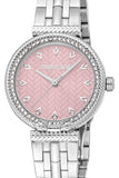 Buy Shop Just Cavalli Chiarezza Snake Core Pink Dial Silver Steel Strap Watch for Women - RC5L078M0015 USA Online