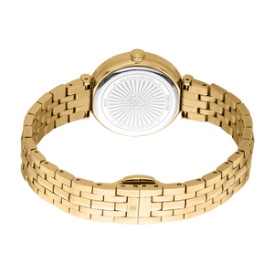 Buy Shop Just Cavalli Chiarezza Snake Core Red Dial Gold Steel Strap Watch for Women - RC5L078M0035 USA Online