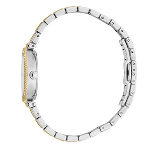 Buy Shop Just Cavalli Chiarezza Snake Core Silver Dial Two Tone Steel Strap Watch for Women - RC5L078M0055 USA Online