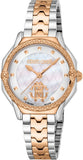 Buy Shop Just Cavalli Classic Mother of Pearl Dial Two Tone Steel Strap Watch for Women - RV1L225M0081 USA Online