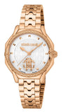 Buy Shop Just Cavalli Classic White Dial Rose Gold Steel Strap Watch for Women - RV1L225M0061 USA Online
