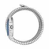 Buy Shop Just Cavalli Classico Lungo Blue Dial Silver Steel Strap Watch for Women - JC1L248M0015 USA Online