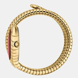 Buy Shop Just Cavalli Classico Lungo Red Dial Gold Steel Strap Watch for Women - JC1L248M0035 USA Online
