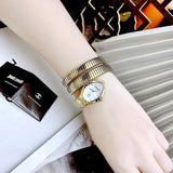 Buy Shop Just Cavalli Classico Lungo White Dial Gold Steel Strap Watch for Women - JC1L248M0025 USA Online