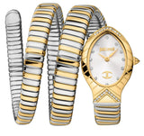 Buy Shop Just Cavalli Classico Lungo White Dial Two Tone Steel Strap Watch for Women - JC1L248M0055 USA Online