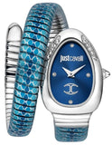 Buy Shop Just Cavalli Cosenza Blue Dial Two Tone Steel Strap Watch for Women - JC1L251M0015 USA Online