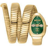Buy Shop Just Cavalli Cosenza Green Dial Gold Steel Strap Watch for Women - JC1L232M0035 USA Online