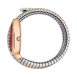 Buy Shop Just Cavalli Cosenza Red Dial Two Tone Steel Strap Watch for Women - JC1L232M0065 USA Online