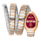 Buy Shop Just Cavalli Cosenza Red Dial Two Tone Steel Strap Watch for Women - JC1L232M0065 USA Online