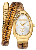 Buy Shop Just Cavalli Cosenza Silver Dial Gold Steel Strap Watch for Women - JC1L251M0025 USA Online