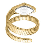 Buy Shop Just Cavalli Cristallo Green Dial Gold Steel Strap Watch for Women - JC1L307M0035 USA Online