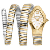 Buy Shop Just Cavalli Cristallo Mother of Pearl Dial Two Tone Steel Strap Watch for Women - JC1L307M0055 USA Online