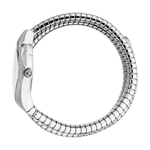 Buy Shop Just Cavalli Cristallo Silver Dial Silver Steel Strap Watch for Women - JC1L307M0015 USA Online