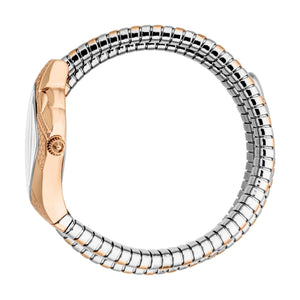 Buy Shop Just Cavalli Cristallo Silver Dial Two Tone Steel Strap Watch for Women - JC1L307M0065 USA Online