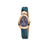 Buy Shop Just Cavalli Diversa Snake Blue Dial Blue Leather Strap Watch for Women - JC1L321L0055 USA Online
