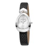 Buy Shop Just Cavalli Diversa Snake Silver Dial Black Leather Strap Watch for Women - JC1L321L0015 USA Online