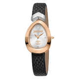 Buy Shop Just Cavalli Diversa Snake Silver Dial Black Leather Strap Watch for Women - JC1L321L0065 USA Online