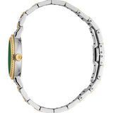 Buy Shop Just Cavalli Donna Glam Green Dial Two Tone Steel Strap Watch for Women - RC5L098M0065 USA Online