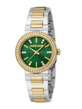 Buy Shop Just Cavalli Donna Glam Green Dial Two Tone Steel Strap Watch for Women - RC5L098M0065 USA Online