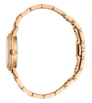 Buy Shop Just Cavalli Donna Glam Mother of Pearl White Dial Rose Gold Steel Strap Watch for Women - RC5L098M0045 USA Online