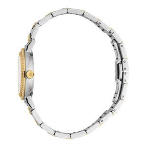 Buy Shop Just Cavalli Donna Glam Mother of Pearl White Dial Two Tone Steel Strap Watch for Women - RC5L098M0055 USA Online