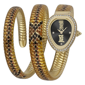 Buy Shop Just Cavalli Doppio Black Dial Multicolor Steel Strap Watch for Women - JC1L163M0065 USA Online