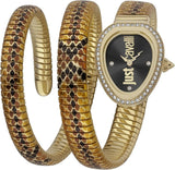 Buy Shop Just Cavalli Doppio Black Dial Multicolor Steel Strap Watch for Women - JC1L163M0065 USA Online