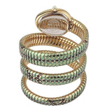 Buy Shop Just Cavalli Doppio Green Dial Multicolor Steel Strap Watch for Women - JC1L163M0055 USA Online