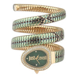 Buy Shop Just Cavalli Doppio Green Dial Multicolor Steel Strap Watch for Women - JC1L163M0055 USA Online