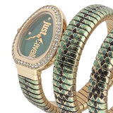 Buy Shop Just Cavalli Doppio Green Dial Multicolor Steel Strap Watch for Women - JC1L163M0055 USA Online