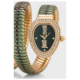 Buy Shop Just Cavalli Doppio Green Dial Multicolor Steel Strap Watch for Women - JC1L163M0055 USA Online
