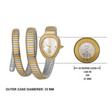 Buy Shop Just Cavalli Doppio Silver Dial Two Tone Steel Strap Watch for Women - JC1L163M0075 USA Online