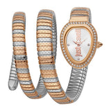 Buy Shop Just Cavalli Doppio Silver Dial Two Tone Steel Strap Watch for Women - JC1L163M0085 USA Online