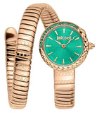 Buy Shop Just Cavalli Enchanting Green Dial Rose Gold Steel Strap Watch for Women - JC1L301M0055 USA Online