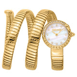 Buy Shop Just Cavalli Enchanting Mother of Pearl Dial Gold Steel Strap Watch for Women - JC1L302M0025 USA Online