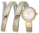 Buy Shop Just Cavalli Enchanting Mother of Pearl Dial Two Tone Steel Strap Watch for Women - JC1L302M0055 USA Online