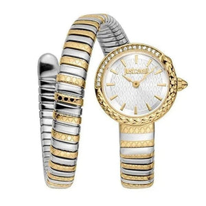 Buy Shop Just Cavalli Enchanting Silver Dial Two Tone Steel Strap Watch for Women - JC1L301M0065 USA Online