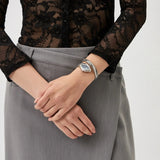 Buy Shop Just Cavalli Ferocious Blue Dial Silver Steel Strap Watch for Women - JC1L306M0015 USA Online