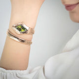 Buy Shop Just Cavalli Ferocious Green Dial Rose Gold Steel Strap Watch for Women - JC1L306M0055 USA Online